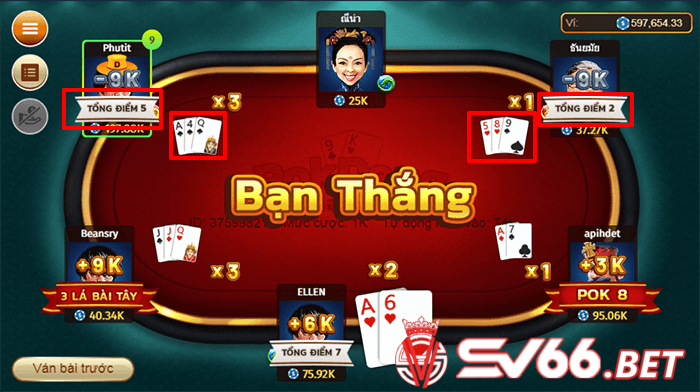 Hướng dẫn chi tiết cách chơi game bài Pok Deng 